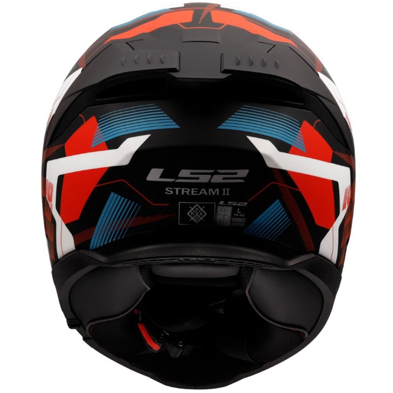 Integralna motociklistička kaciga LS2 FF808 Stream II Mika mat bijelo-plava