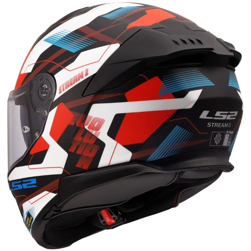 Integralna motociklistička kaciga LS2 FF808 Stream II Mika mat bijelo-plava