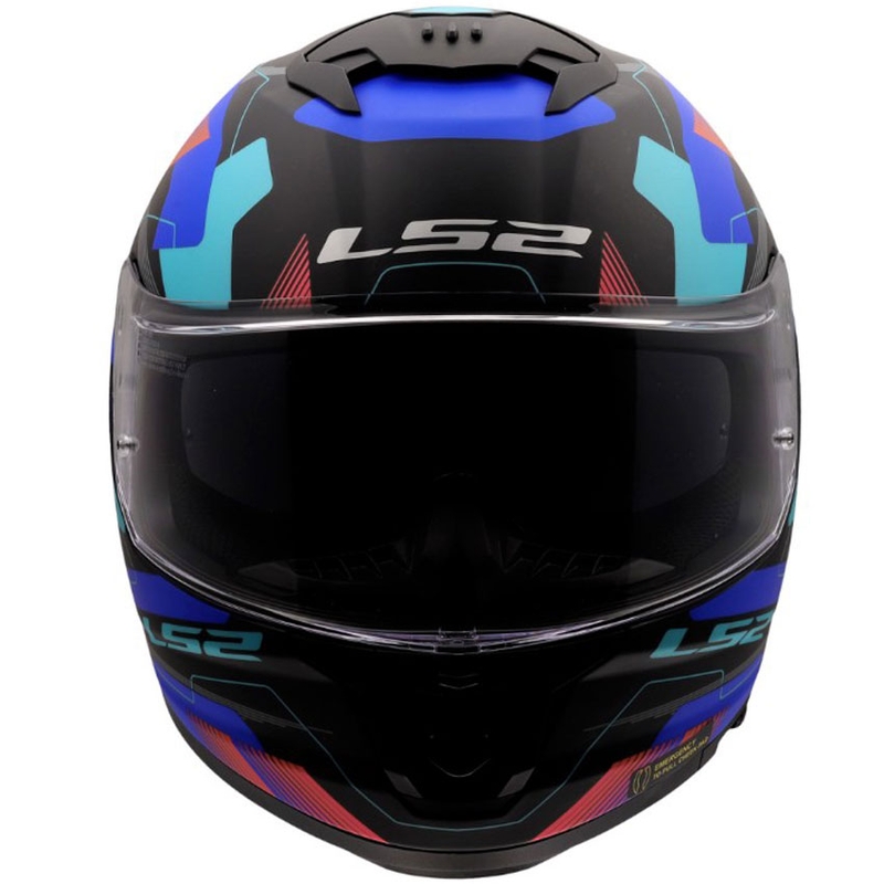 Integralna motociklistička kaciga LS2 FF808 Stream II Mika mat crno-plava