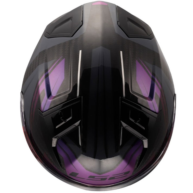 Integralna motociklistička kaciga LS2 FF811 Vector II C Savage Chameleon crno-ljubičasta