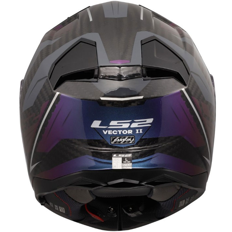 Integralna motociklistička kaciga LS2 FF811 Vector II C Savage Chameleon crno-ljubičasta