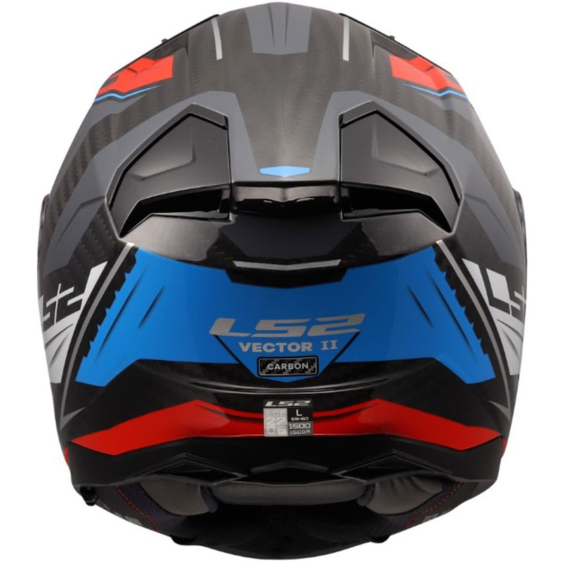 Integralna motociklistička kaciga LS2 FF811 Vector II C Savage bijelo-plavo-crvena