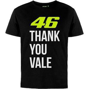 Dječja majica kratkih rukava VR46 Valentino Rossi "Thank you Vale" crna
