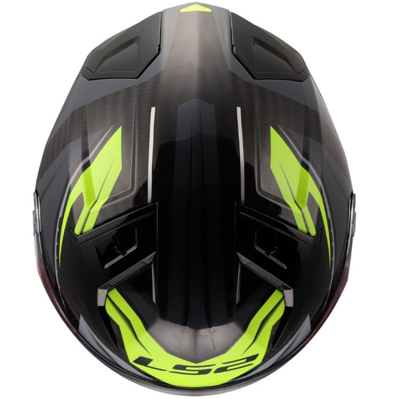 Integralna motociklistička kaciga LS2 FF811 Vector II C Savage sjajna HV žuta