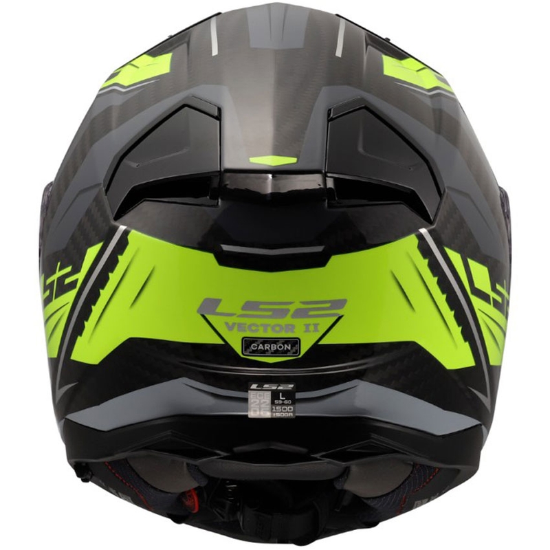 Integralna motociklistička kaciga LS2 FF811 Vector II C Savage sjajna HV žuta