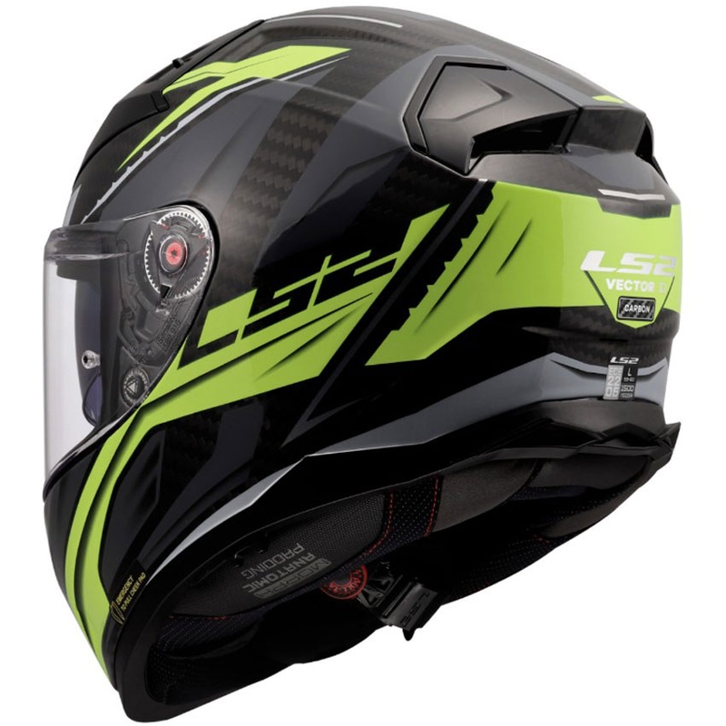Integralna motociklistička kaciga LS2 FF811 Vector II C Savage sjajna HV žuta