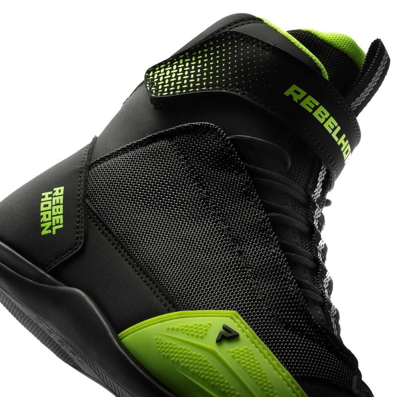 Rebelhorn Swift motociklističke čizme crno-fluo žute