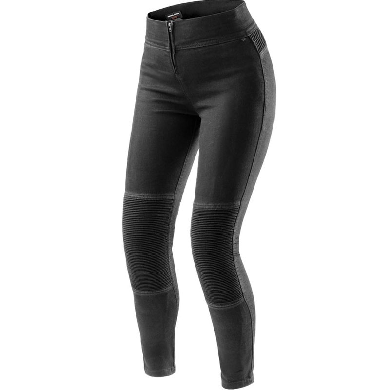 Ženske moto tajice Rebelhorn Chica crne
