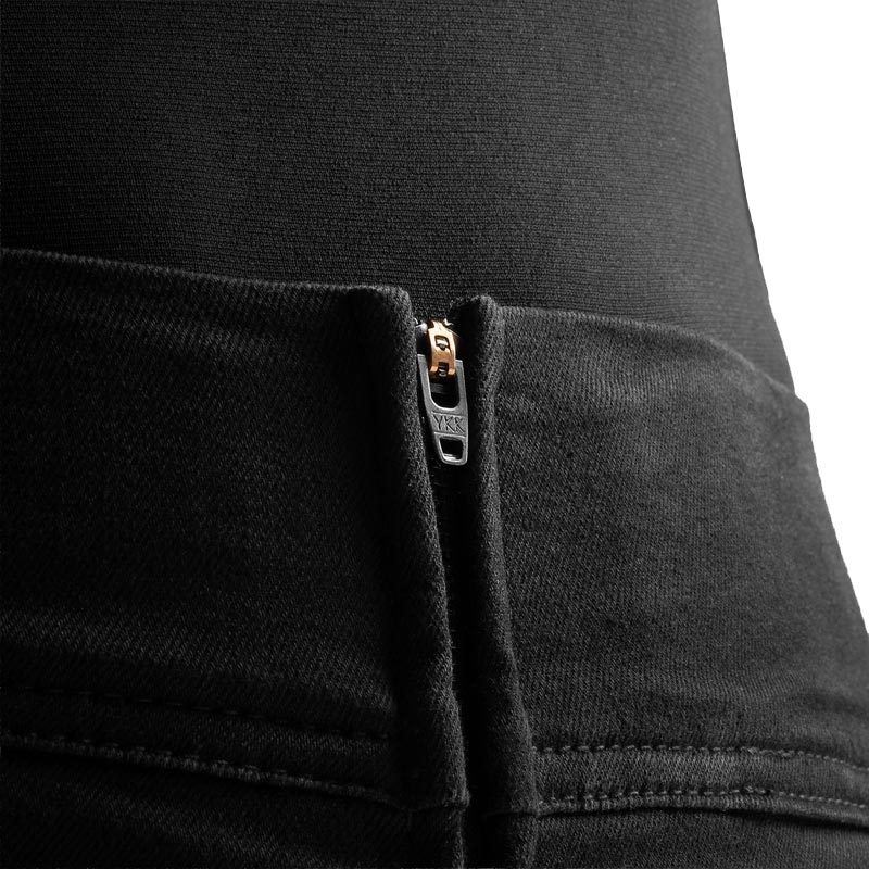 Ženske moto tajice Rebelhorn Chica crne