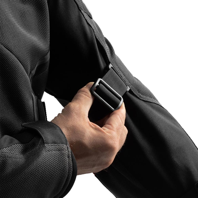 Rebelhorn Scandal 3 motociklistička jakna tamno sivo-crno-crvena