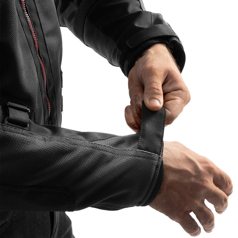 Rebelhorn Scandal 3 motociklistička jakna tamno sivo-crno-crvena