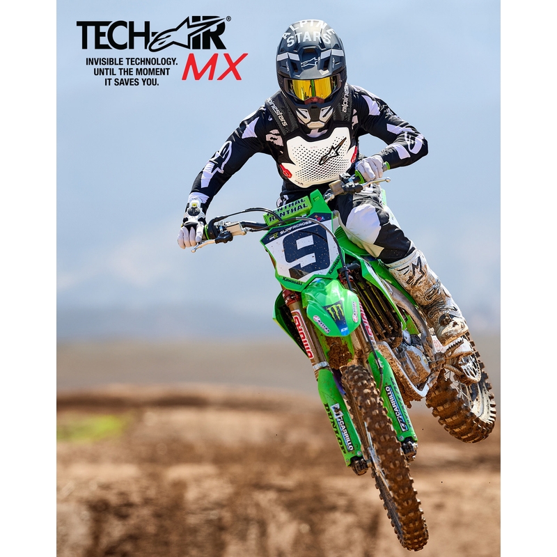 Alpinestars TECH-AIR®MX PLASMA prsluk sa zračnim jastukom bijelo-crno-crveni