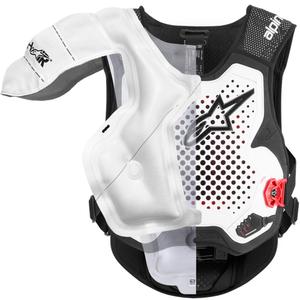 Alpinestars TECH-AIR®MX PLASMA prsluk sa zračnim jastukom bijelo-crno-crveni