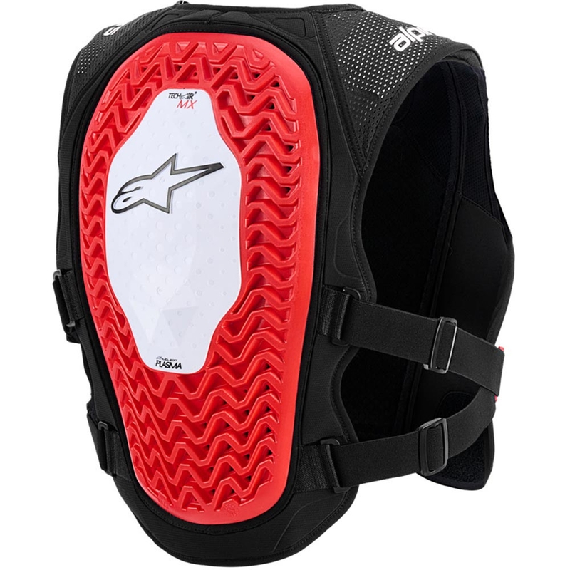 Alpinestars TECH-AIR®MX PLASMA prsluk sa zračnim jastukom bijelo-crno-crveni