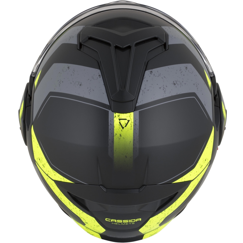 Cassida MultiFlip Korp preklopna motociklistička kaciga mat crno-fluo žuto-siva