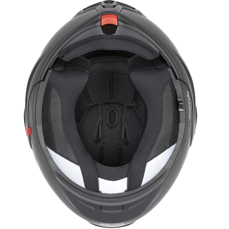 Cassida MultiFlip Korp preklopna motociklistička kaciga mat crno-fluo žuto-siva