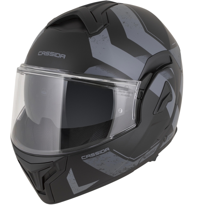 Cassida MultiFlip Korp preklopna motociklistička kaciga mat crno-tamno-siva
