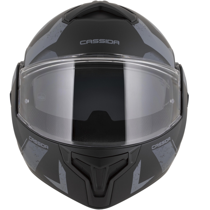 Cassida MultiFlip Korp preklopna motociklistička kaciga mat crno-tamno-siva