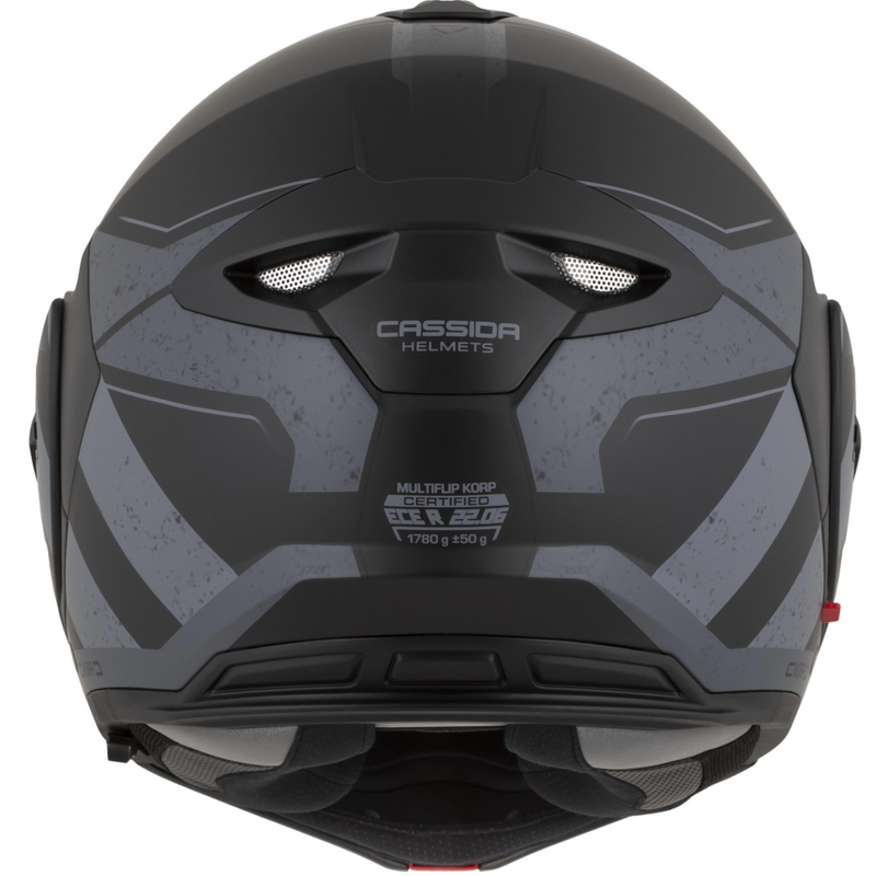 Cassida MultiFlip Korp preklopna motociklistička kaciga mat crno-tamno-siva