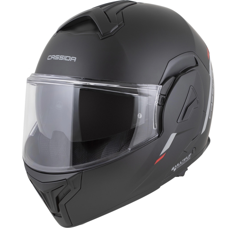 Cassida MultiFlip Korp preklopna motociklistička kaciga mat crno-crveno-siva