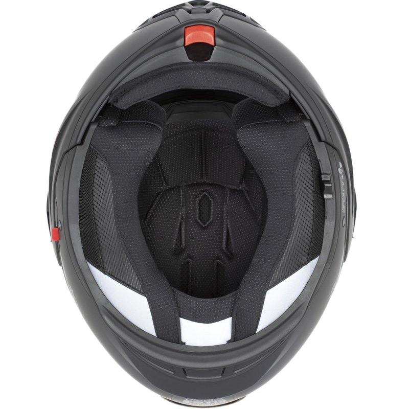 Cassida MultiFlip Korp preklopna motociklistička kaciga mat crno-crveno-siva