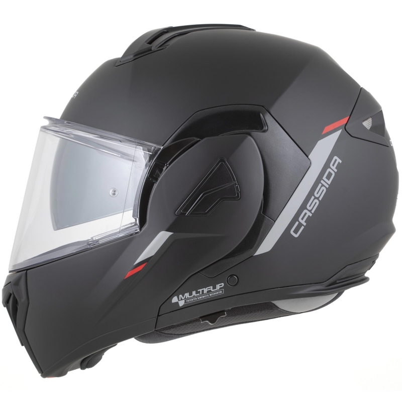 Cassida MultiFlip Korp preklopna motociklistička kaciga mat crno-crveno-siva