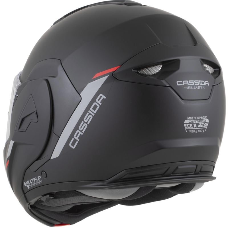 Cassida MultiFlip Korp preklopna motociklistička kaciga mat crno-crveno-siva