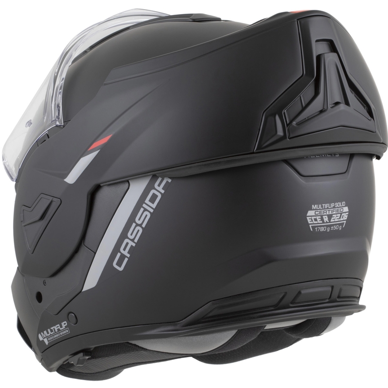 Cassida MultiFlip Korp preklopna motociklistička kaciga mat crno-crveno-siva