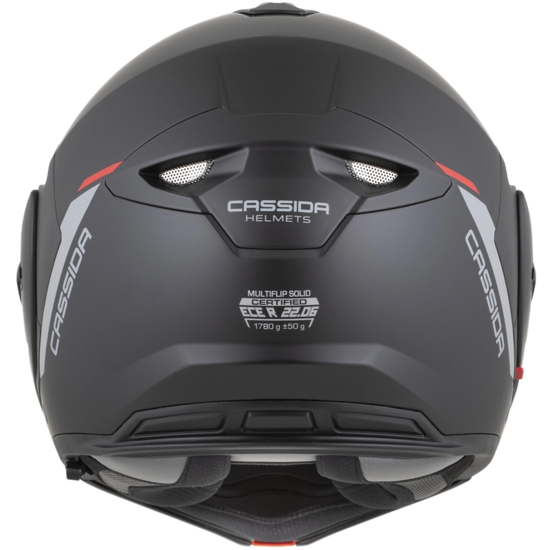 Cassida MultiFlip Korp preklopna motociklistička kaciga mat crno-crveno-siva