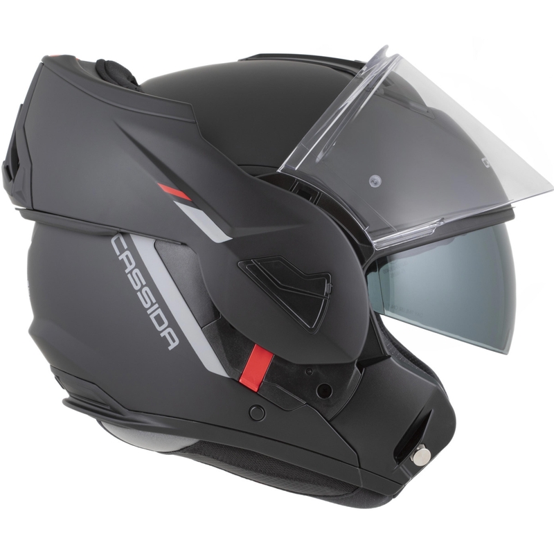 Cassida MultiFlip Korp preklopna motociklistička kaciga mat crno-crveno-siva