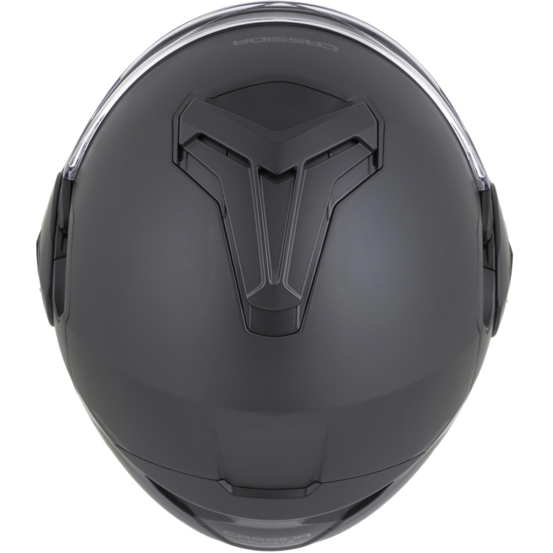 Cassida MultiFlip Solid Blackout preklopna motociklistička kaciga mat crno-crna