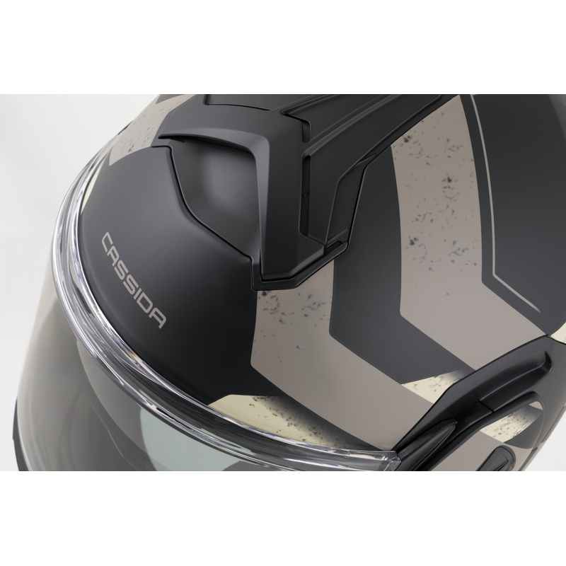 Cassida MultiFlip Korp preklopna motociklistička kaciga mat crna-pješčano-kaki