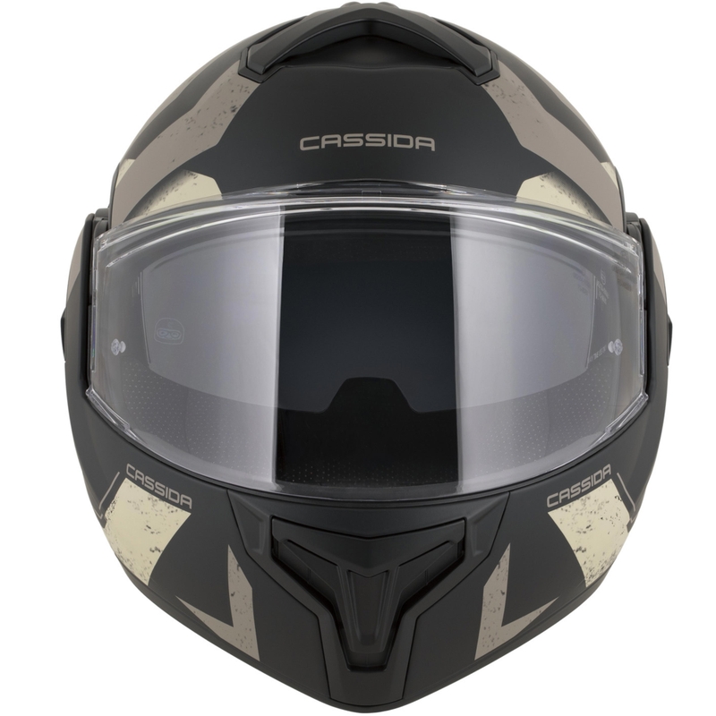 Cassida MultiFlip Korp preklopna motociklistička kaciga mat crna-pješčano-kaki