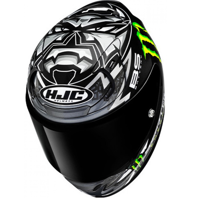 HJC RPHA 12 Quartararo Replica BL MC5 Integralna motociklistička kaciga crna