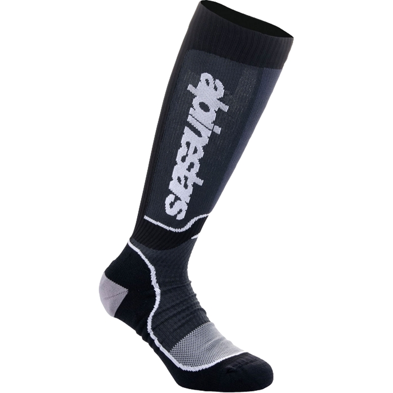 Alpinestars MX Plus dječje čarape crno-bijele