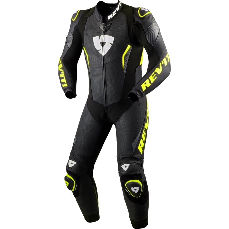 Revit Argon 3 motociklističko odijelo crno-fluo žuto
