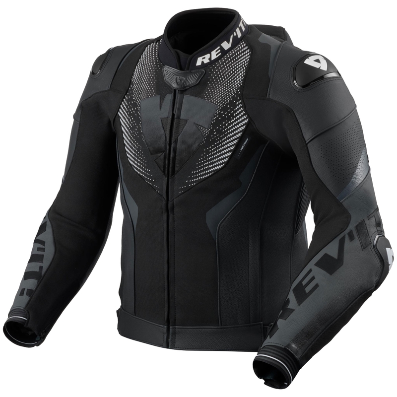 Revit Hyperspeed 3 PRO kožna motociklistička jakna crno-antracit boje