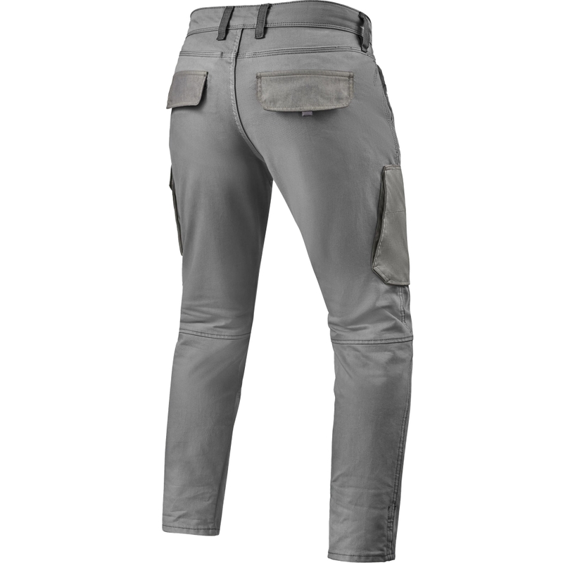 Revit Cargo Brant Slim Extra Cropped motociklističke traperice sive boje