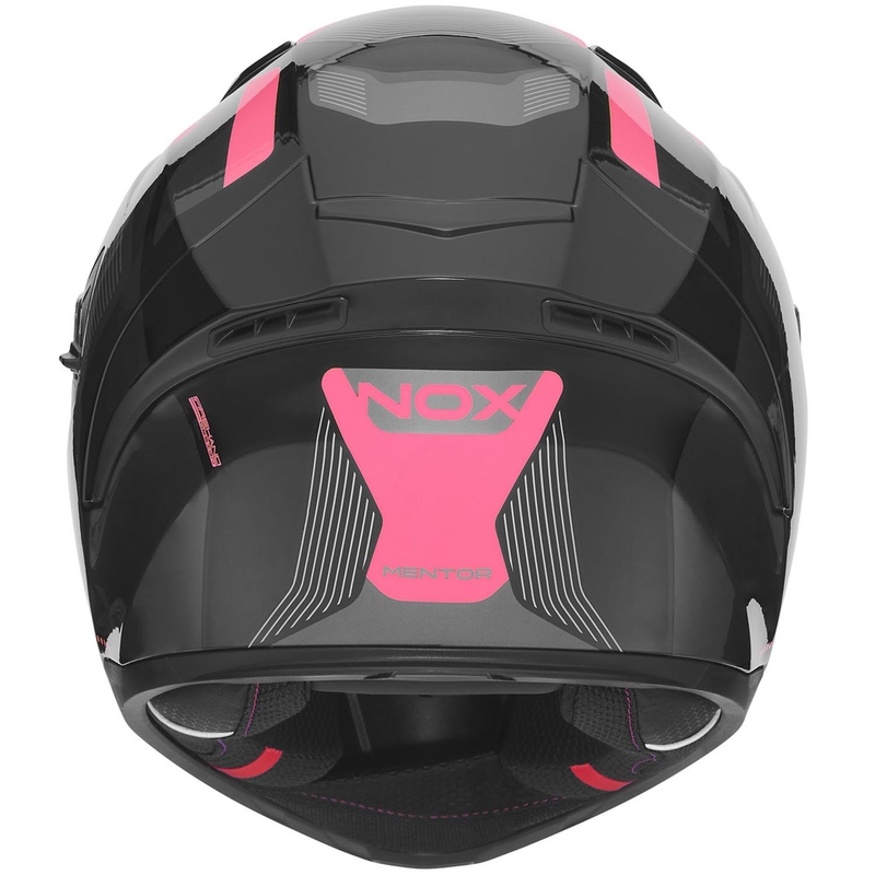 Integralna motociklistička kaciga NOX N402 Mentor crno-roza