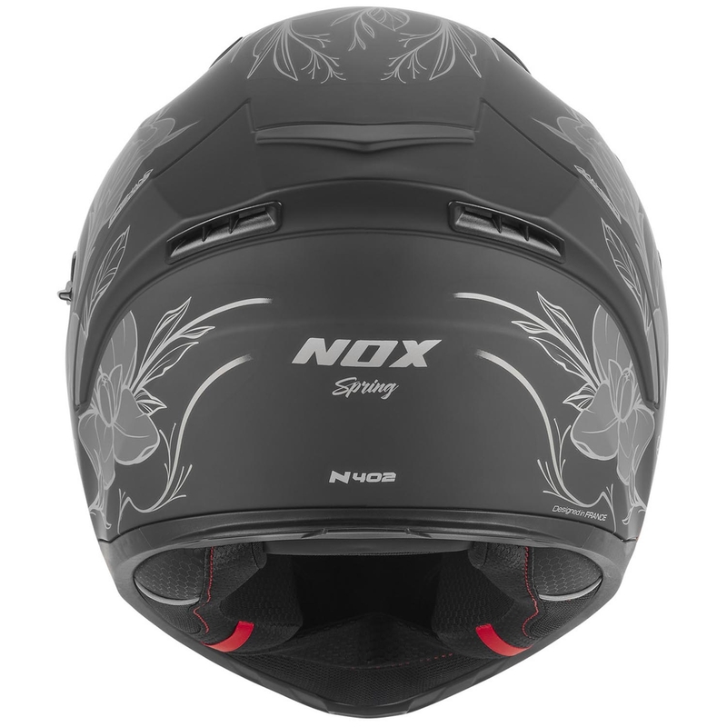 Integralna motociklistička kaciga NOX N402 Spring mat crno-srebrna