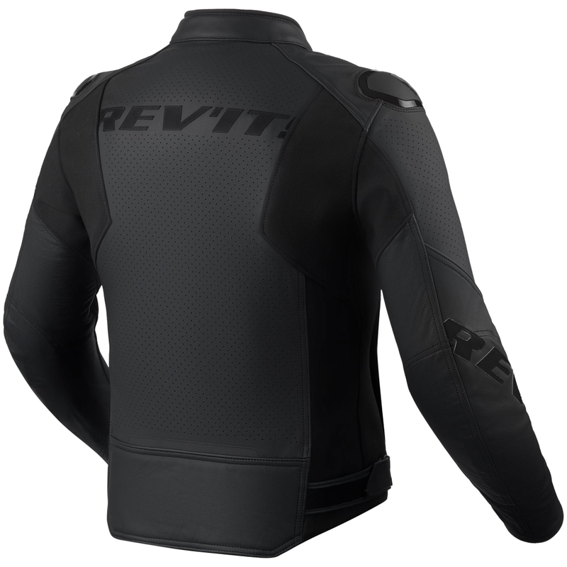 Revit Quadratic Motociklistička Kožna Jakna Crna