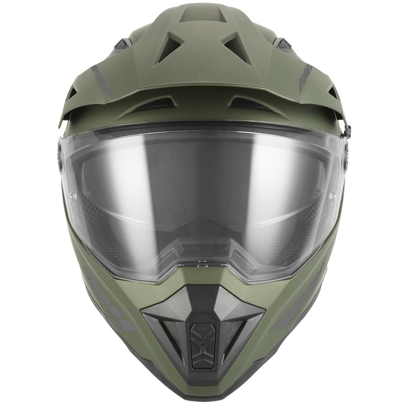 Enduro motociklistička kaciga NOX N350 kaki zelena