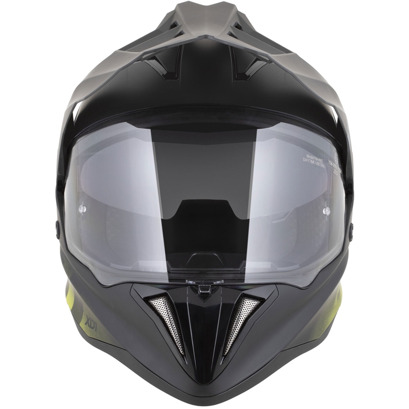 Enduro motociklistička kaciga ZED XD1 mat crno-fluo žuta