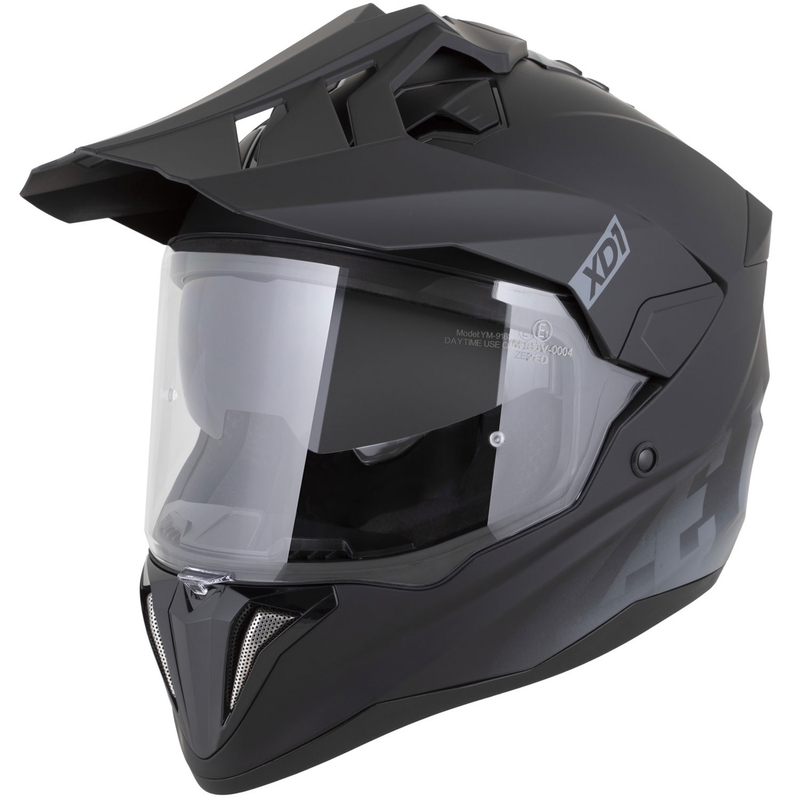 Enduro motociklistička kaciga ZED XD1 mat crno-tamno siva