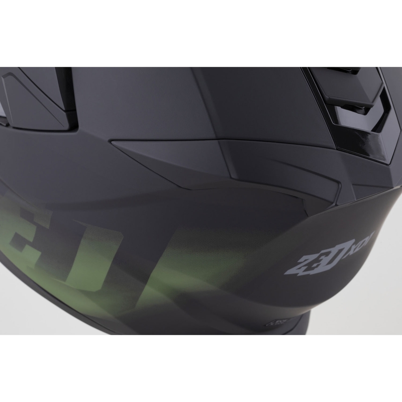 Enduro motociklistička kaciga ZED XD1 mat crno-tamnozelena