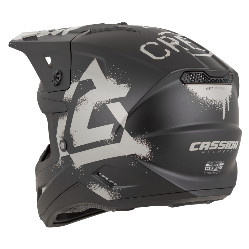 Cassida Cross Cup 2 Crew kaciga za motokros, mat crno-pijesak