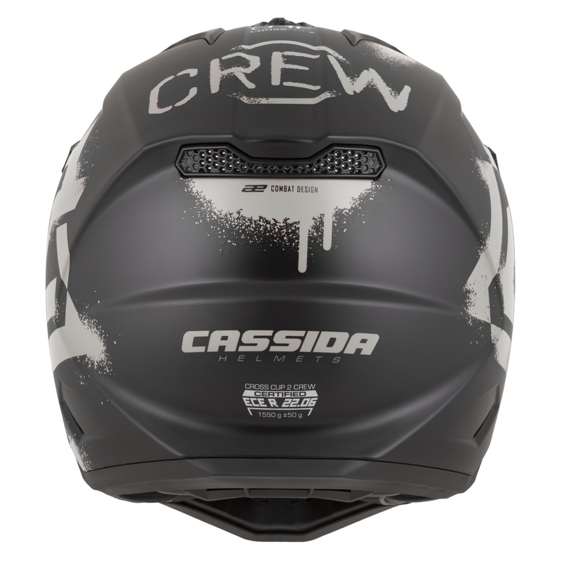 Cassida Cross Cup 2 Crew kaciga za motokros, mat crno-pijesak