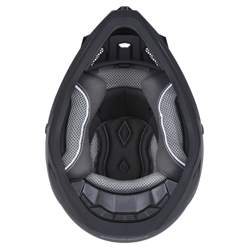 Cassida Cross Cup 2 Crew motocross kaciga mat crno-fluo roza