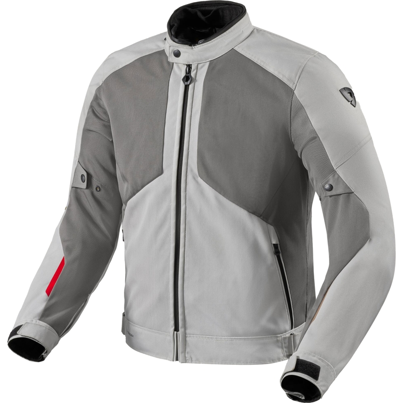 Revit Torque 3 H2O motociklistička jakna svijetlosivo-crvena