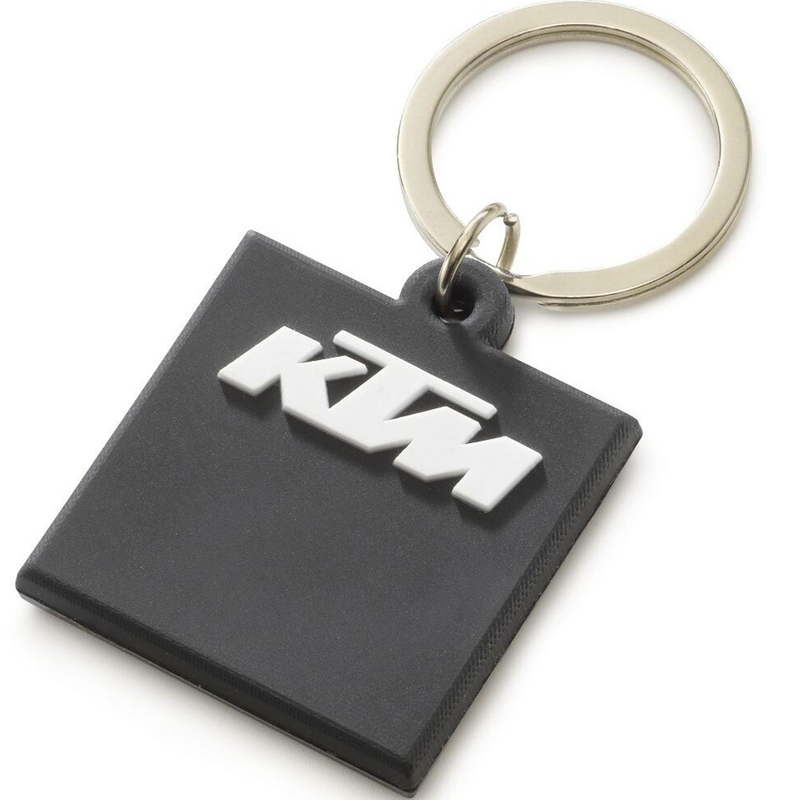 KTM gumeni privjesak za ključeve crne boje
